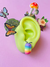 Load image into Gallery viewer, Rainbow Isopod Earrings
