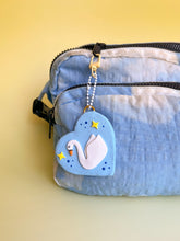 Load image into Gallery viewer, Swan Mirror Keychain
