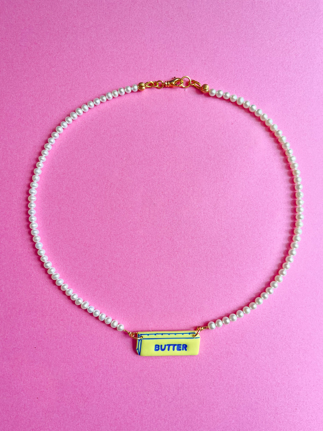 Butter Pearl Necklace