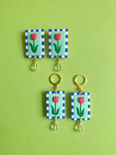 Load image into Gallery viewer, Tulip Tile Earrings
