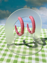 Load image into Gallery viewer, Earthworm Hoops
