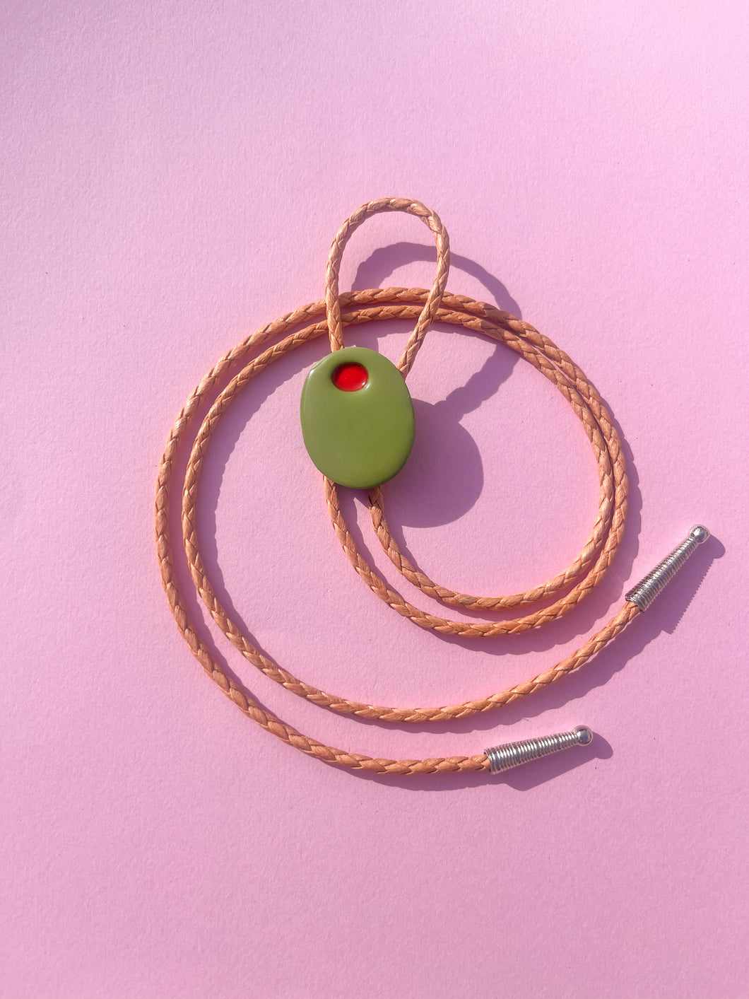 Olive Bolo Tie