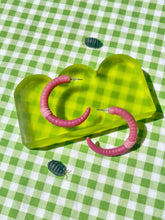 Load image into Gallery viewer, Earthworm Hoops
