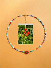 Load image into Gallery viewer, Tomato Beaded Necklace
