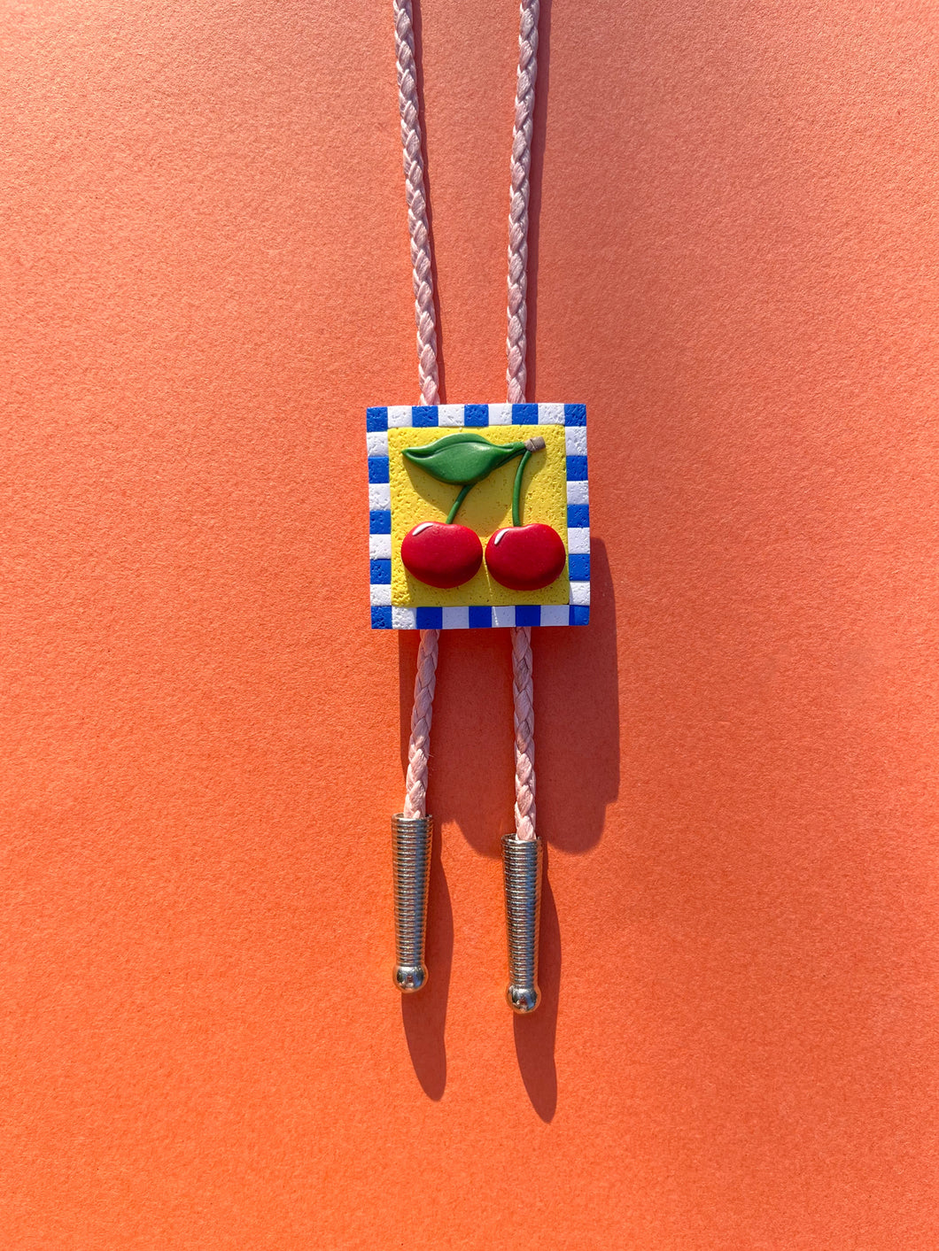 Cherry Bolo Tie