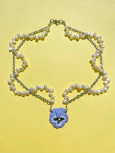 Load image into Gallery viewer, Pansy Pearl Necklace
