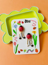 Load image into Gallery viewer, Ladybug Earrings
