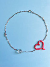 Load image into Gallery viewer, Earthworm Heart Necklace
