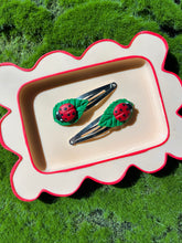 Load image into Gallery viewer, Lady Bug Hair Clips
