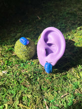 Load image into Gallery viewer, Blue (iridovirus) Isopod Earrings
