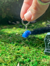 Load image into Gallery viewer, Blue (iridovirus) Isopod Earrings
