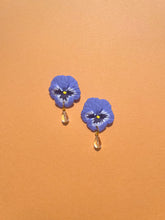 Load image into Gallery viewer, Pansy Earrings
