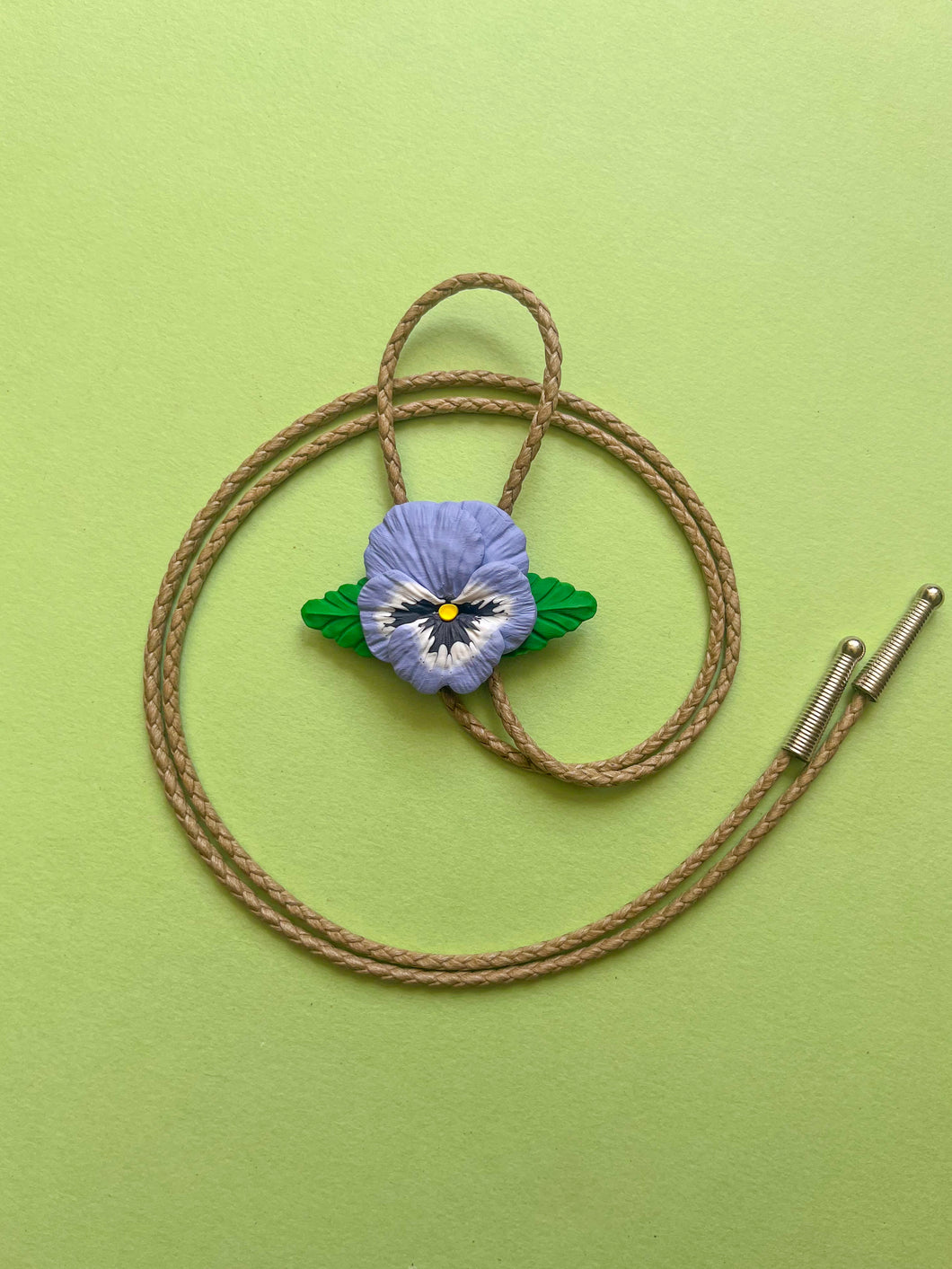 Pansy Bolo Tie