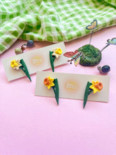 Load image into Gallery viewer, Daffodil Stud Earrings
