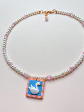 Load image into Gallery viewer, Swan Tile Necklace

