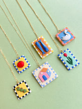 Load image into Gallery viewer, Olive Tile Necklace

