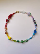 Load image into Gallery viewer, Rainbow Goldfish Beaded Necklace
