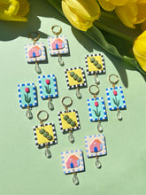 Load image into Gallery viewer, House Tile Earrings
