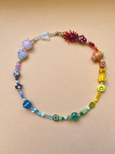 Load image into Gallery viewer, Rainbow Goldfish Beaded Necklace
