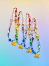 Load image into Gallery viewer, Rainbow Goldfish Beaded Necklace
