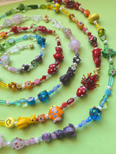 Load image into Gallery viewer, Rainbow Goldfish Beaded Necklace
