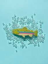 Load image into Gallery viewer, Rainbow Trout Barrette
