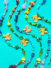 Load image into Gallery viewer, Rainbow Goldfish Beaded Necklace
